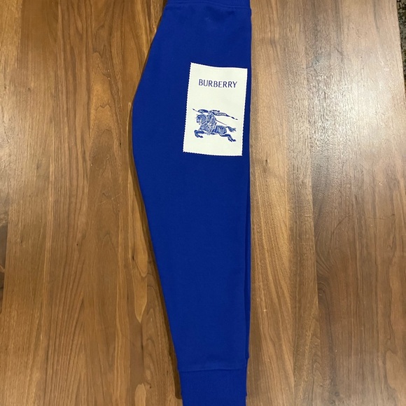 NWT- Burberry Boy's Sidney Logo Patch Jogger Pants - Picture 8 of 9
